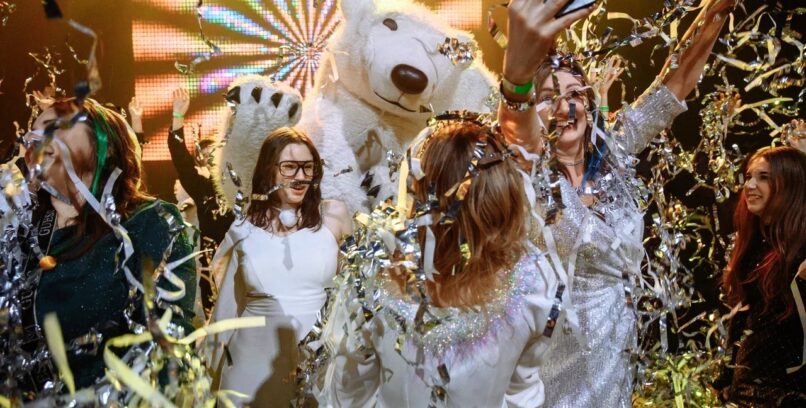 НОВОГОДНИЙ КОРПОРАТИВ ДЛЯ КОМПАНИИ «СОВКОМБАНК»