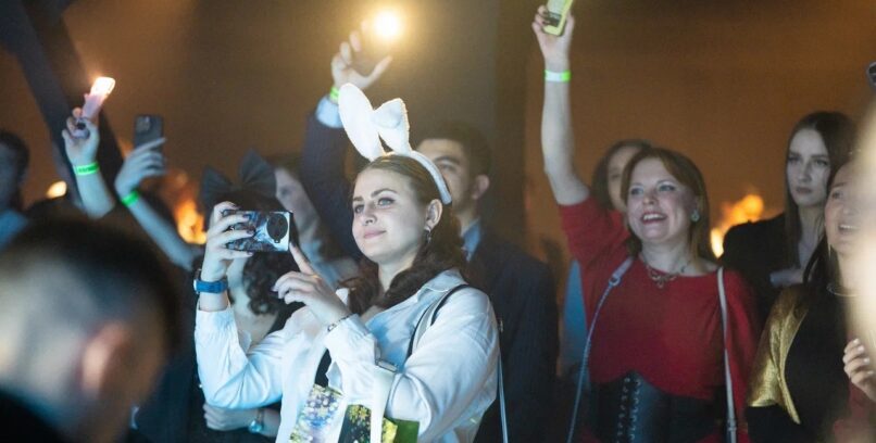 НОВОГОДНИЙ КОРПОРАТИВ ДЛЯ КОМПАНИИ «СОВКОМБАНК»